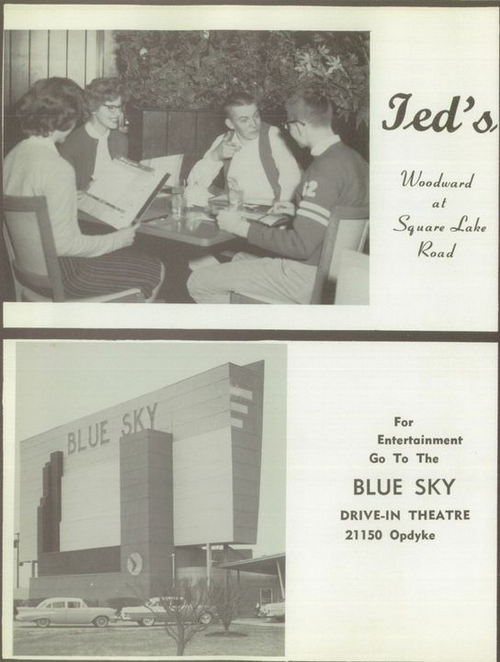 Teds Drive-In (Teds Trailer) - 1960S High School Yearbook Photos (newer photo)